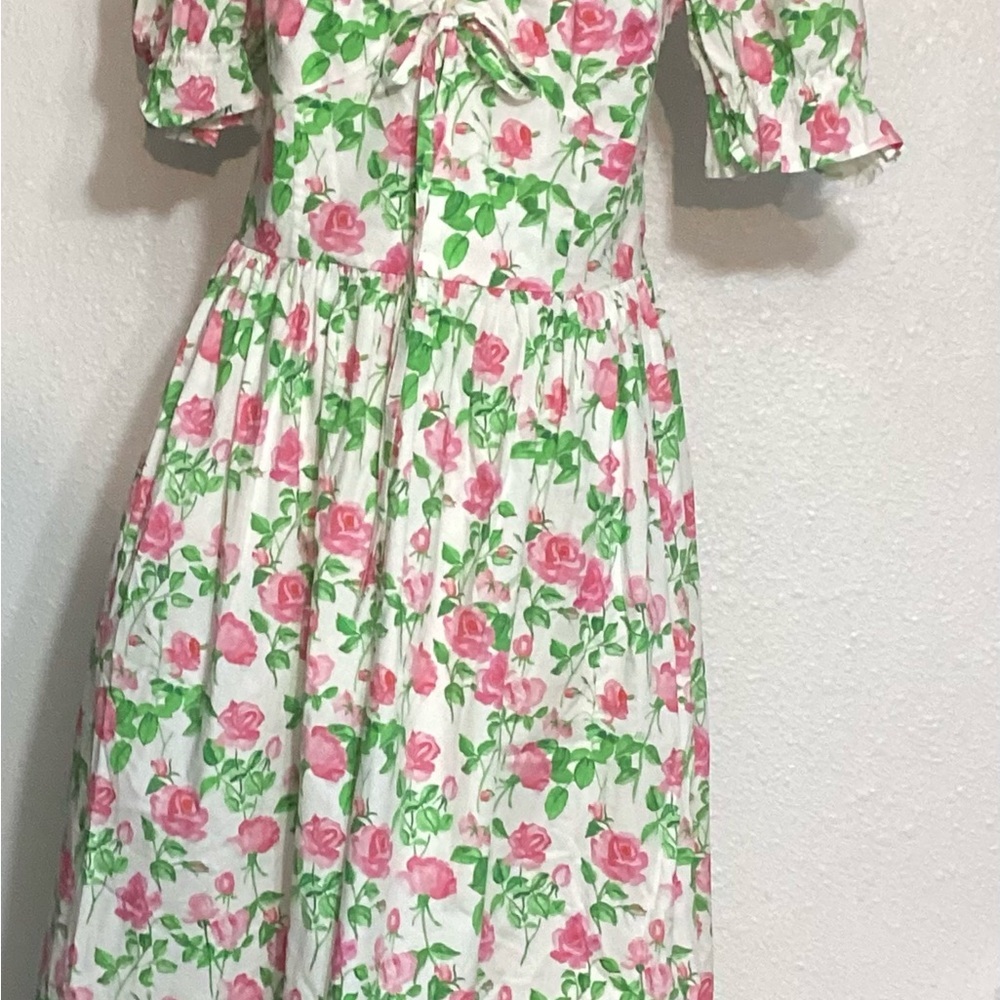 Hill House The Ophelia pink Rose dress size XL - Picture 4 of 11